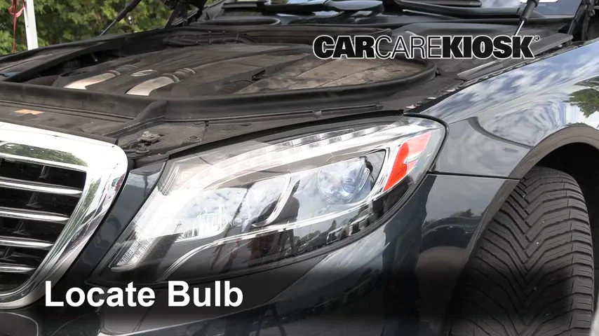 2016 Mercedes-Benz S550 4Matic 4.6L V8 Turbo Éclairage Feu clignotant avant (remplacer l'ampoule)